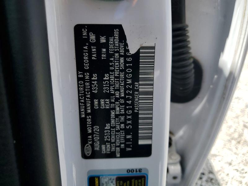 Продажа на аукционе авто 2021 Kia K5, vin: 5XXG14J22MG016658, номер лота: 52608036