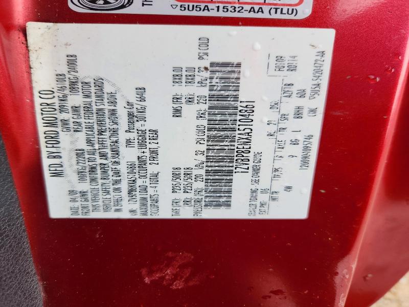 Продаж на аукціоні авто 2010 Ford Mustang, vin: 1ZVBP8ENXA5104861, номер лоту: 54113756