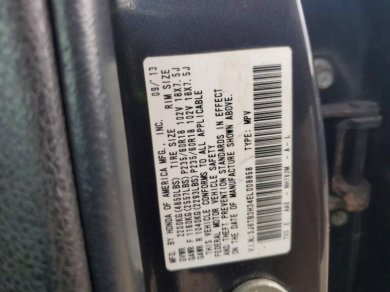 54897026 :رقم المزاد ، 5J8TB3H34EL008858 vin ، 2014 Acura Rdx مزاد بيع