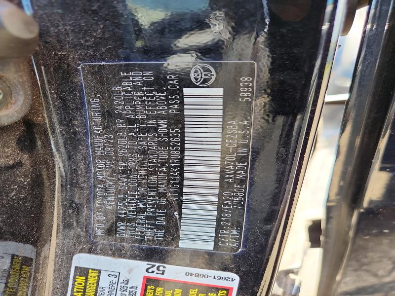 Aukcja sprzedaży 2024 Toyota Camry, vin: 4T1G11AK1RU852635, numer aukcji: 54643946