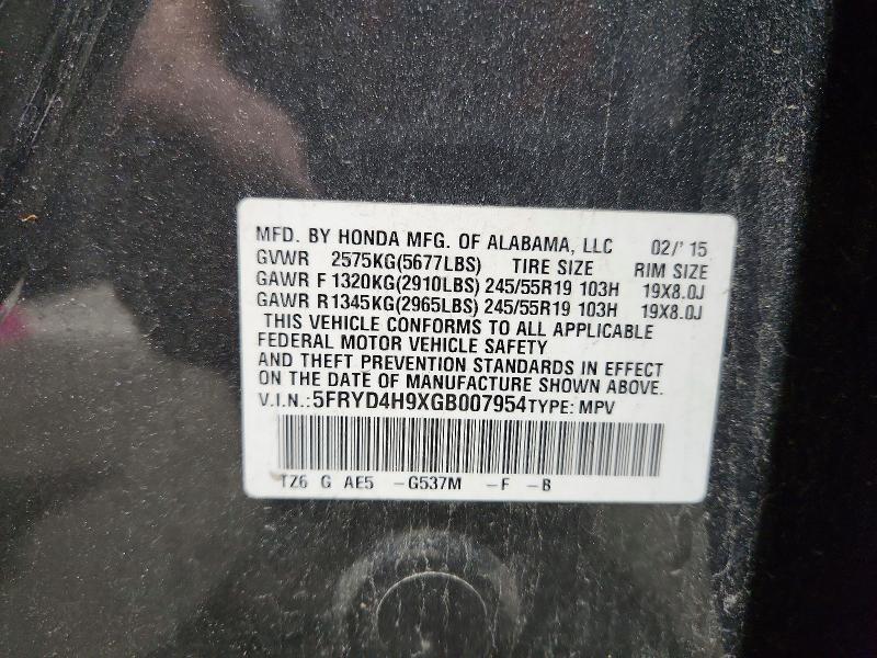 Aukcja sprzedaży 2016 Acura Mdx, vin: 5FRYD4H9XGB007954, numer aukcji: 53256446