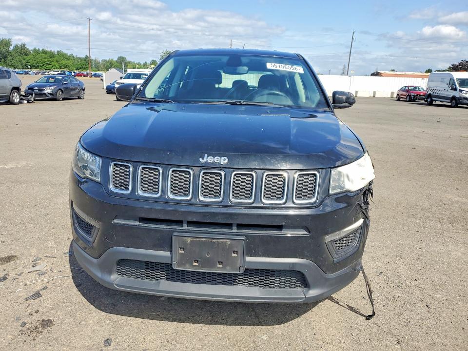 2018 Jeep Compass მანქანა იყიდება აუქციონზე, vin: 3C4NJCABXJT318720, აუქციონის ნომერი: 55156556