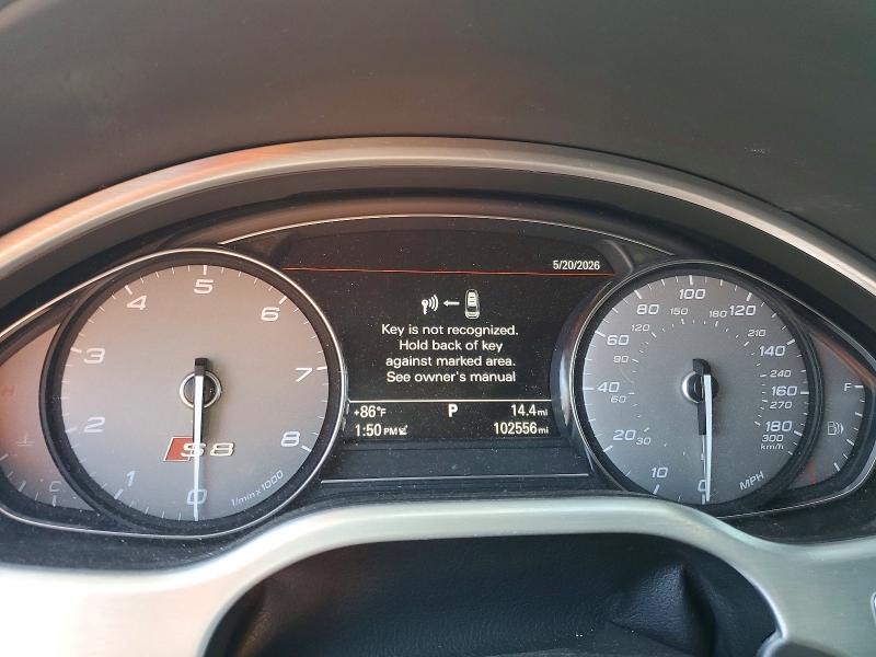 2014 Audi S8 მანქანა იყიდება აუქციონზე, vin: WAUD2AFD3EN005177, აუქციონის ნომერი: 54398076