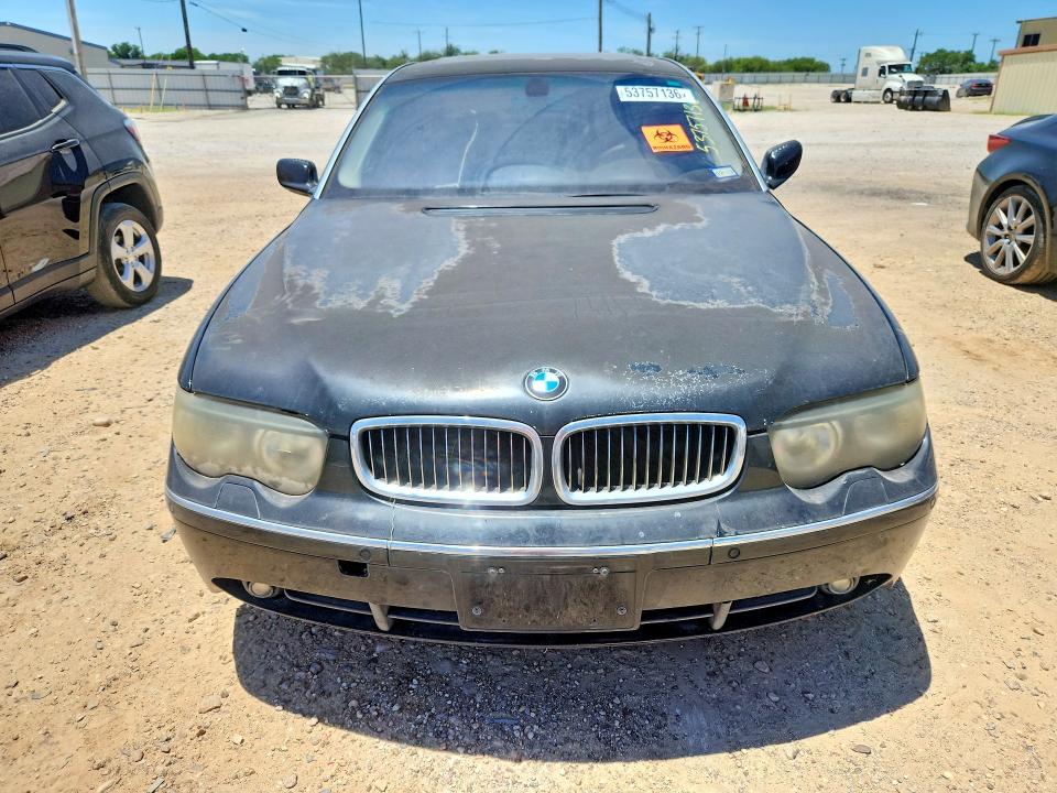 53757136 :رقم المزاد ، WBAGN63423DR16397 vin ، 2003 Bmw 745 مزاد بيع