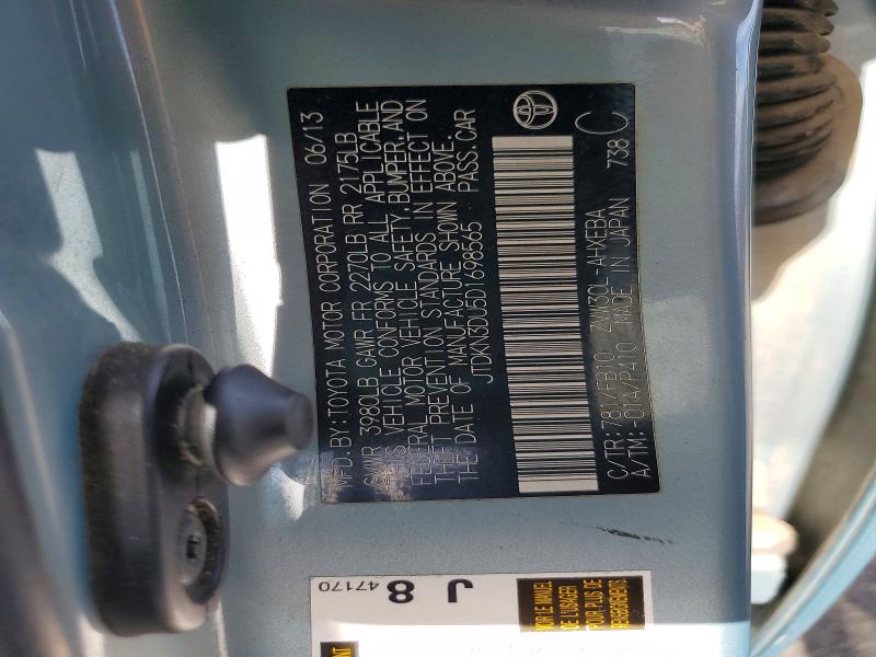 Продажа на аукционе авто 2013 Toyota Prius, vin: JTDKN3DU5D1698565, номер лота: 54333986