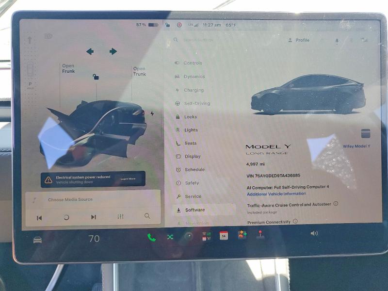 Продаж на аукціоні авто 2026 Tesla Model Y, vin: 7SAYGDED9TA436885, номер лоту: 53739266
