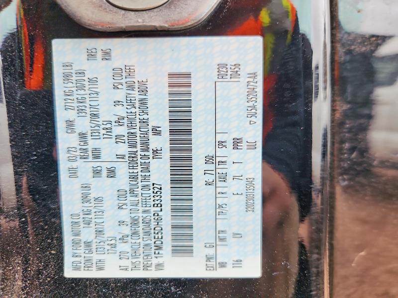 Продажа на аукционе авто 2023 Ford Bronco, vin: 1FMDE5DH6PLB33527, номер лота: 51664896