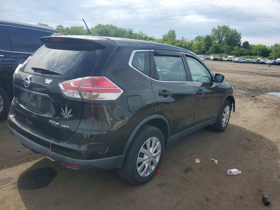 2016 Nissan Rogue მანქანა იყიდება აუქციონზე, vin: KNMAT2MV0GP665544, აუქციონის ნომერი: 54960876