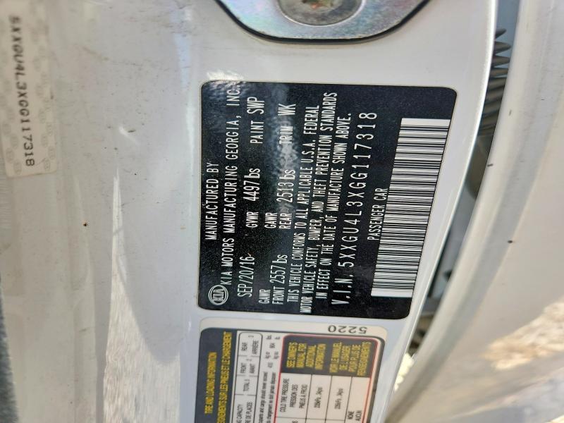 Продаж на аукціоні авто 2016 Kia Optima, vin: 5XXGU4L3XGG117318, номер лоту: 51020056