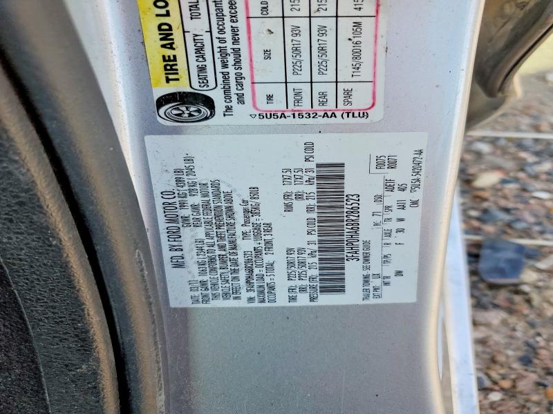 Aukcja sprzedaży 2011 Ford Fusion, vin: 3FAHP0HA6BR286523, numer aukcji: 53670596