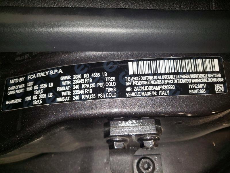 Aukcja sprzedaży 2021 Jeep Renegade, vin: ZACNJDBB4MPN36990, numer aukcji: 54396906