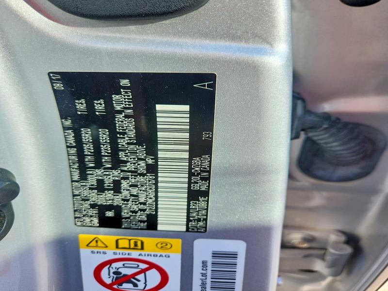 51848416 :رقم المزاد ، 2T2ZZMCA6HC076781 vin ، 2017 Lexus Rx 350 مزاد بيع