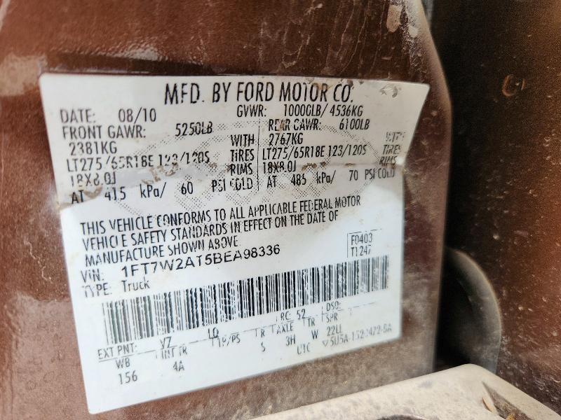 Aukcja sprzedaży 2011 Ford F250, vin: 1FT7W2AT5BEA98336, numer aukcji: 53639066