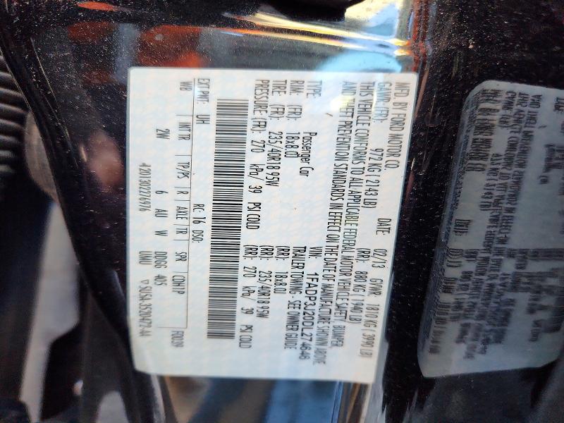 Aukcja sprzedaży 2013 Ford Focus, vin: 1FADP3J20DL274646, numer aukcji: 52606286
