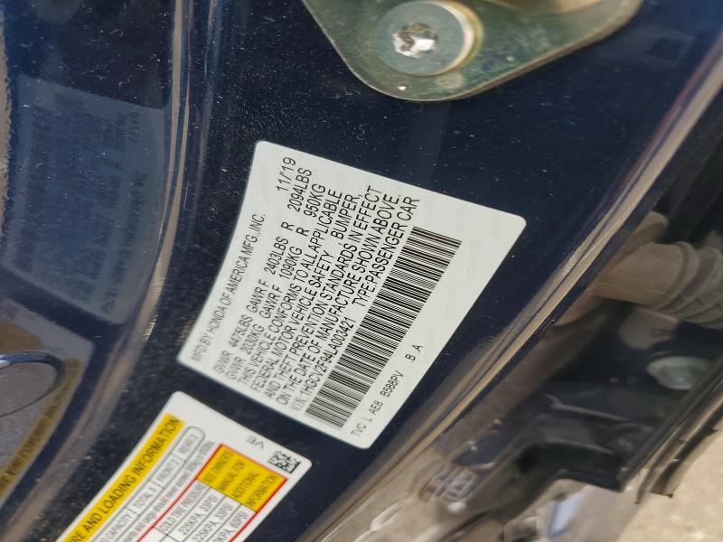 Продажа на аукционе авто 2020 Honda Accord, vin: 1HGCV2F94LA003421, номер лота: 53764416