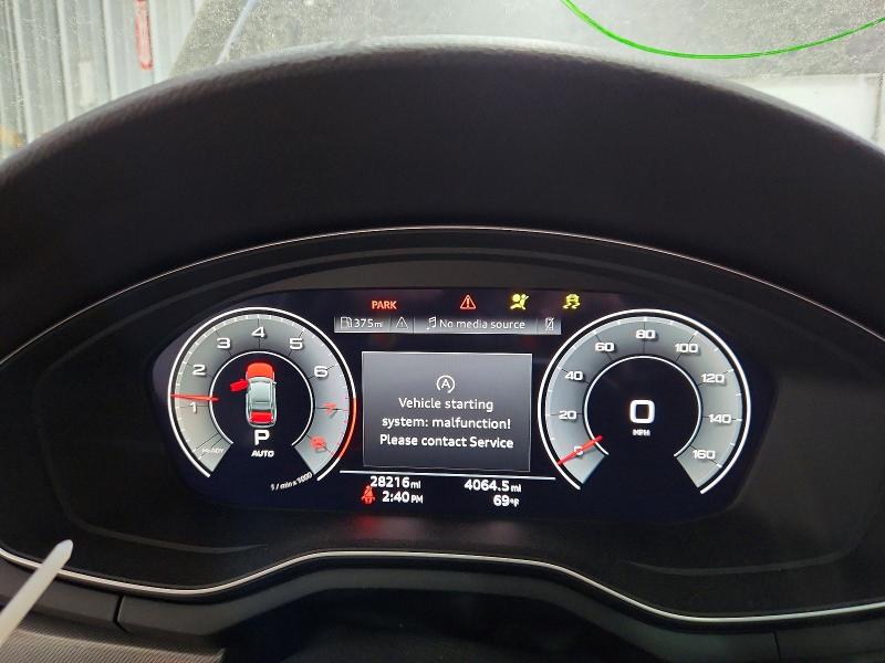 2023 Audi A4 მანქანა იყიდება აუქციონზე, vin: WAUEAAF45PN021875, აუქციონის ნომერი: 54493196