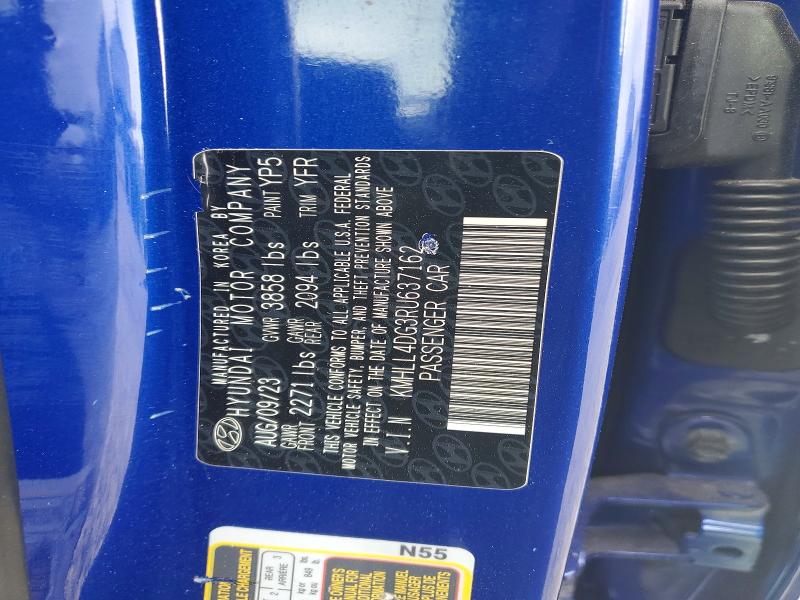 Продажа на аукционе авто 2024 Hyundai Elantra, vin: KMHLL4DG3RU637162, номер лота: 52732376