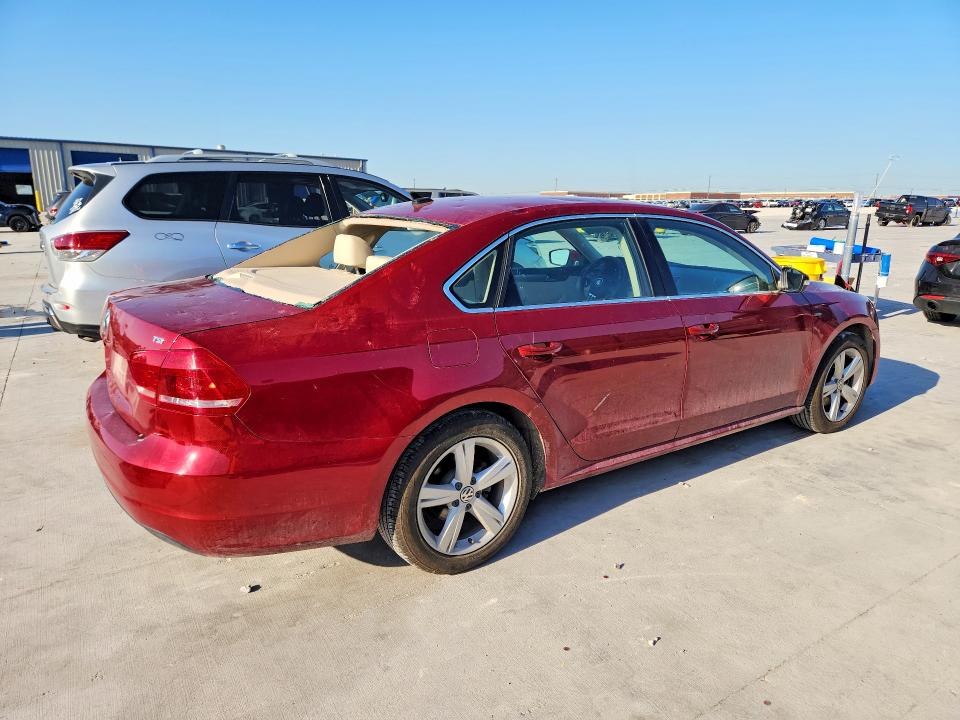 53534596 :رقم المزاد ، 1VWAS7A37FC096746 vin ، 2015 Volkswagen Passat مزاد بيع