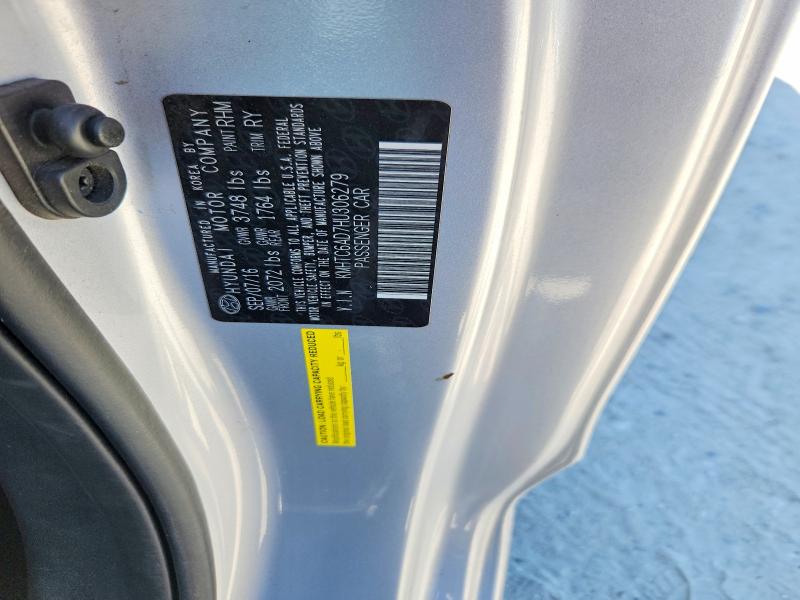 Продаж на аукціоні авто 2017 Hyundai Veloster, vin: KMHTC6AD7HU306279, номер лоту: 53745786
