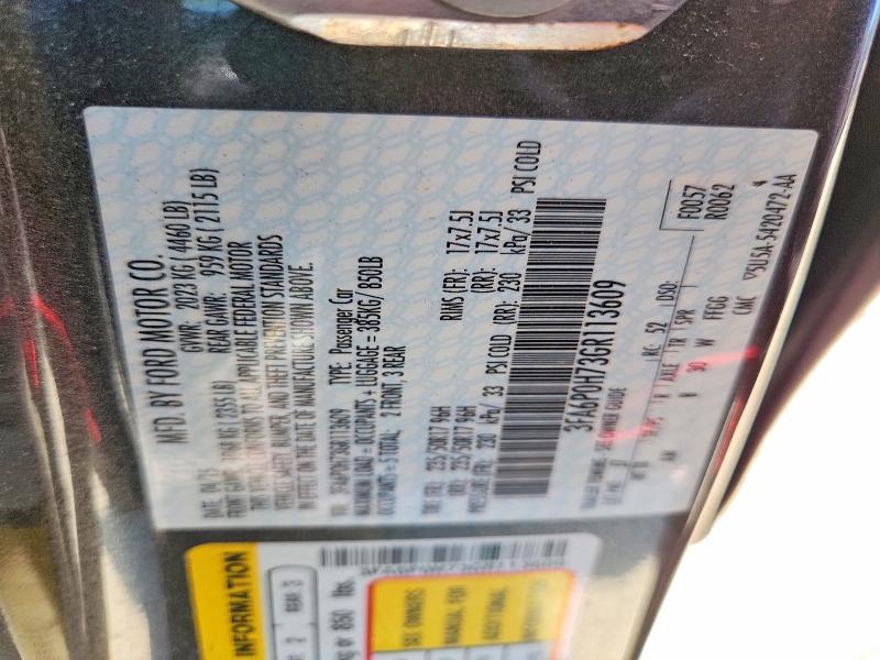 2016 Ford Fusion მანქანა იყიდება აუქციონზე, vin: 3FA6P0H73GR113609, აუქციონის ნომერი: 55321956