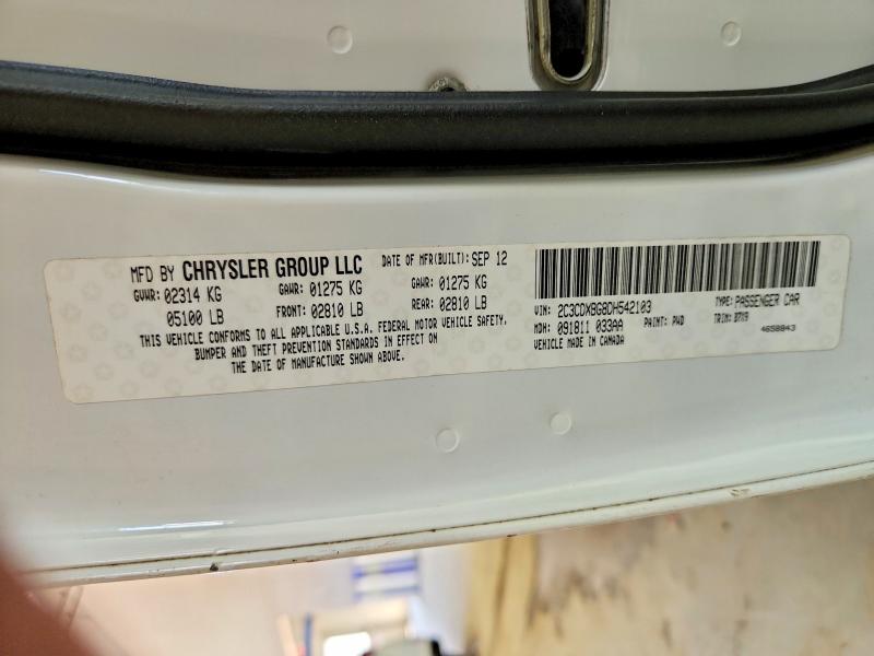 Продажа на аукционе авто 2013 Dodge Charger, vin: 2C3CDXBG8DH542103, номер лота: 53276476