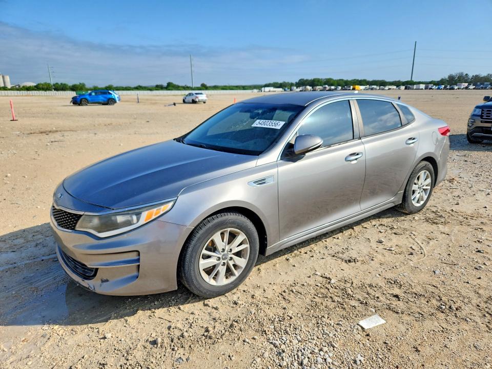 2016 Kia Optima მანქანა იყიდება აუქციონზე, vin: 5XXGT4L35GG098857, აუქციონის ნომერი: 54803556