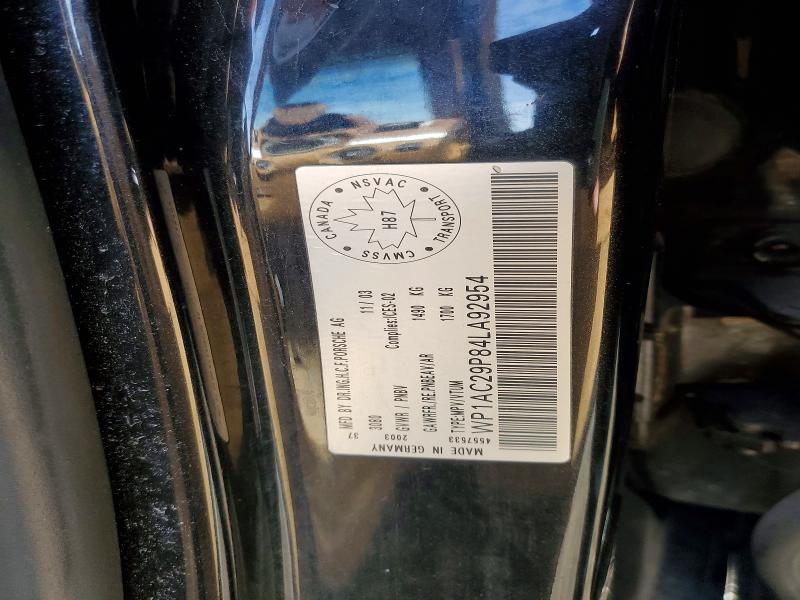 Продажа на аукционе авто 2004 Porsche Cayenne, vin: WP1AC29P84LA92954, номер лота: 52533306