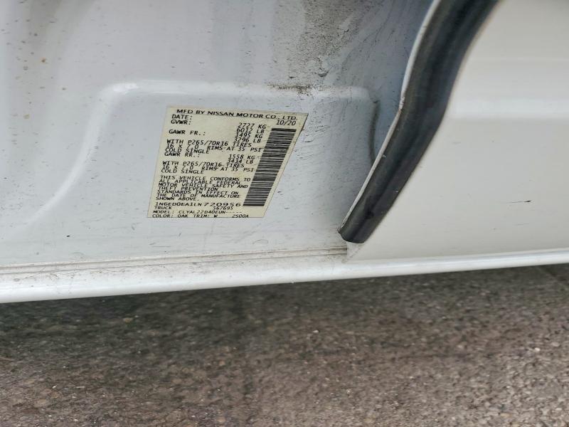 Продаж на аукціоні авто 2020 Nissan Frontier, vin: 1N6ED0EA1LN720956, номер лоту: 53960816
