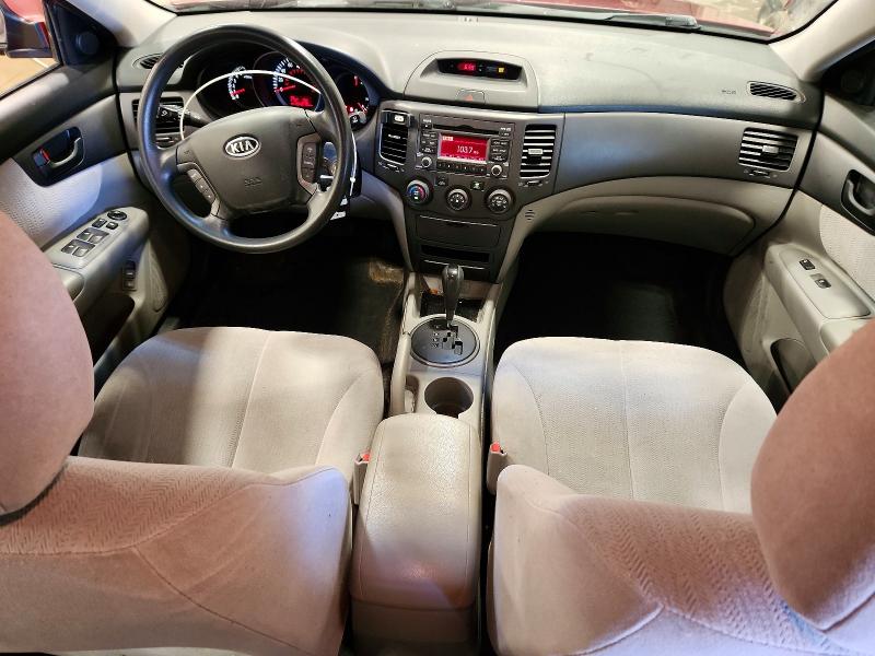 2009 Kia Optima მანქანა იყიდება აუქციონზე, vin: KNAGE228295294240, აუქციონის ნომერი: 54687916