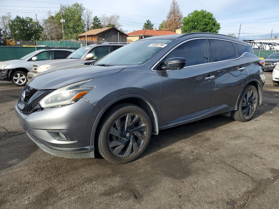 Продажа на аукционе авто 2018 Nissan Murano, vin: 5N1AZ2MG0JN160182, номер лота: 55008796