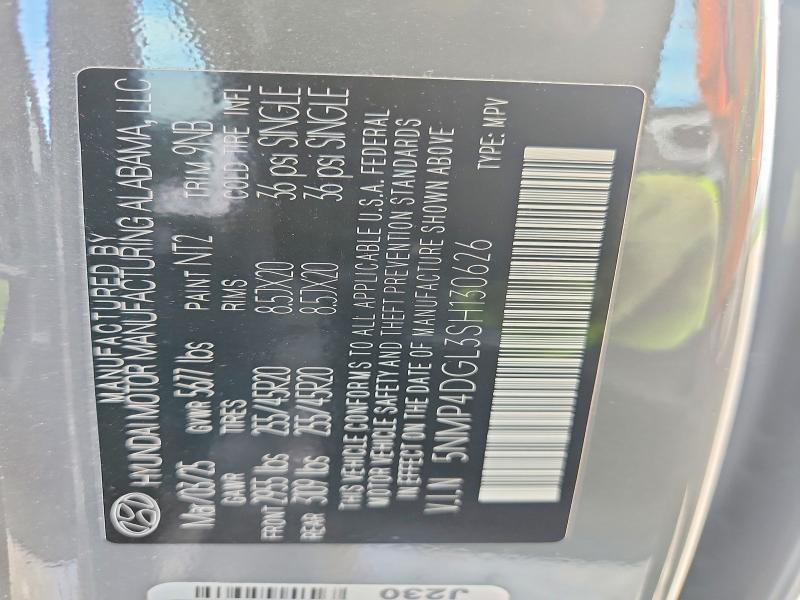 Auction sale of the 2025 Hyundai Santa Fe, vin: 5NMP4DGL3SH130626, lot number: 54217766