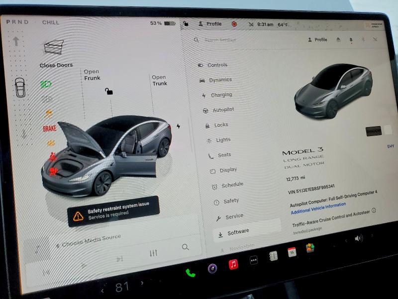 Aukcja sprzedaży 2025 Tesla Model 3, vin: 5YJ3E1EB8SF995341, numer aukcji: 53934916