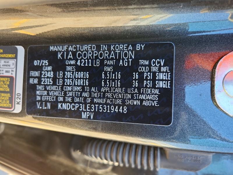 Продажа на аукционе авто 2026 Kia Niro, vin: KNDCP3LE3T5319448, номер лота: 52911676