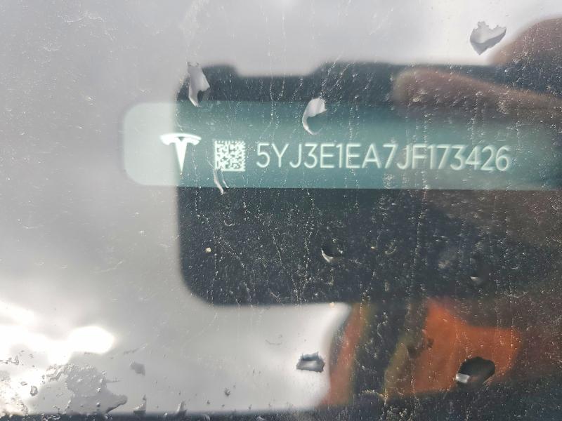 2018 Tesla Model 3 მანქანა იყიდება აუქციონზე, vin: 5YJ3E1EA7JF173426, აუქციონის ნომერი: 54548096