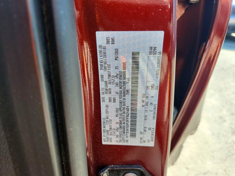 Aukcja sprzedaży 2015 Ford F150, vin: 1FTEW1EP3FFB21451, numer aukcji: 54468766