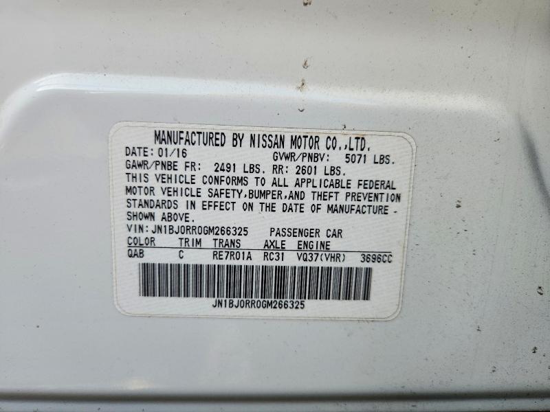 Aukcja sprzedaży 2016 Infiniti Qx50, vin: JN1BJ0RR0GM266325, numer aukcji: 53978366