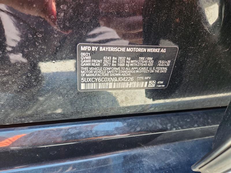Продажа на аукционе авто 2022 Bmw X6, vin: 5UXCY6C0XN9J04226, номер лота: 54156086