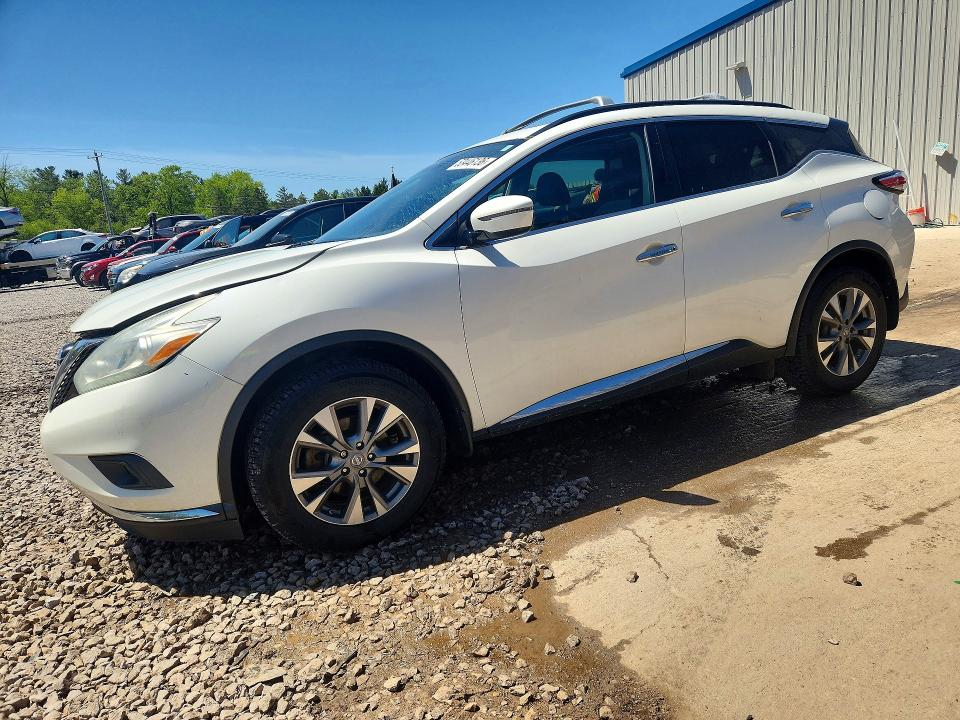 2017 Nissan Murano მანქანა იყიდება აუქციონზე, vin: 5N1AZ2MH4HN194516, აუქციონის ნომერი: 53446136
