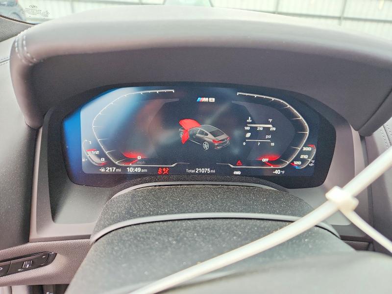 55026116 :رقم المزاد ، WBSGV0C03NCJ88216 vin ، 2022 Bmw M8 مزاد بيع