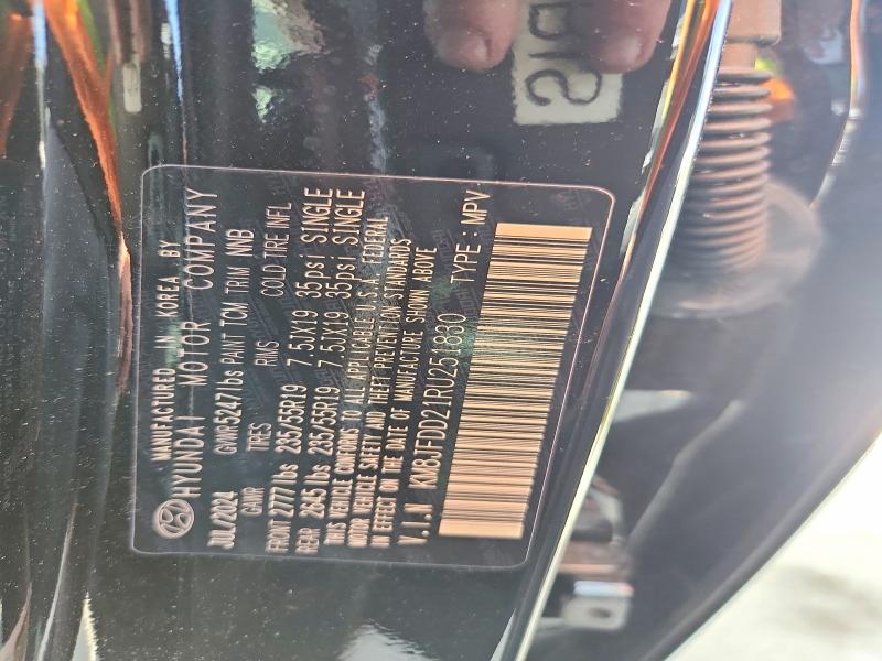 Продаж на аукціоні авто 2024 Hyundai Tucson, vin: KM8JFDD21RU251830, номер лоту: 54528686