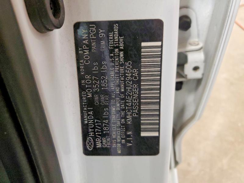 Aukcja sprzedaży 2017 Hyundai Accent, vin: KMHCT4AE2HU294605, numer aukcji: 54413816