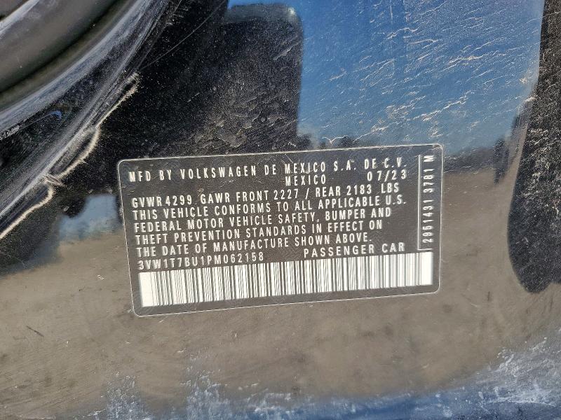 Aukcja sprzedaży 2023 Volkswagen Jetta, vin: 3VW1T7BU1PM062158, numer aukcji: 53753206