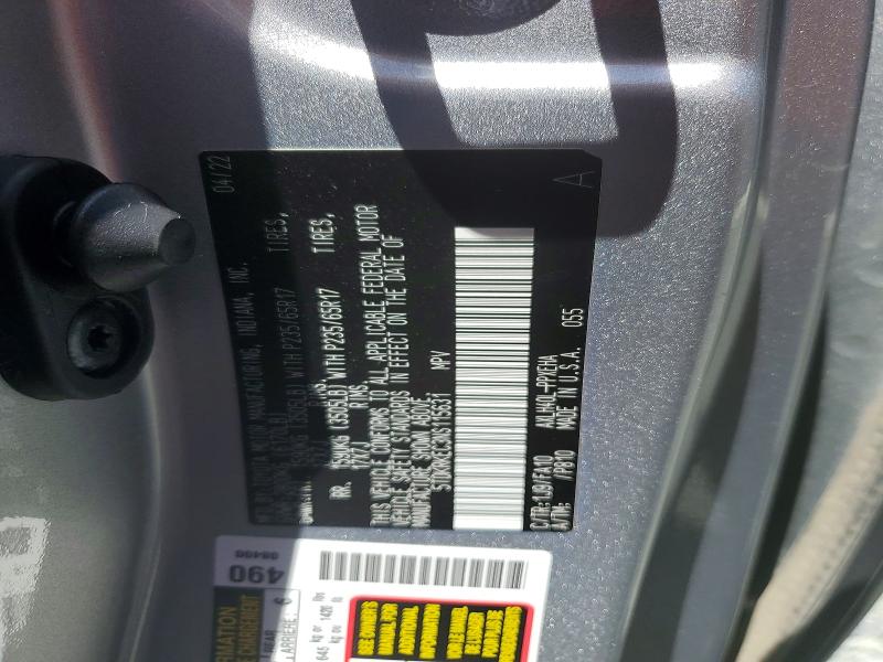 Продажа на аукционе авто 2022 Toyota Sienna, vin: 5TDKRKEC3NS115631, номер лота: 53803336