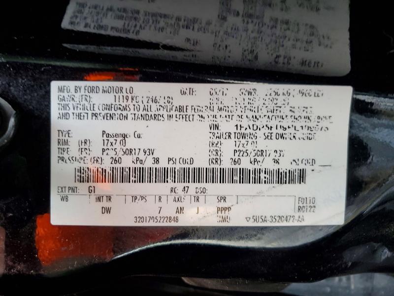 55126486 :رقم المزاد ، 1FADP5FU9HL109576 vin ، 2017 Ford C-max مزاد بيع