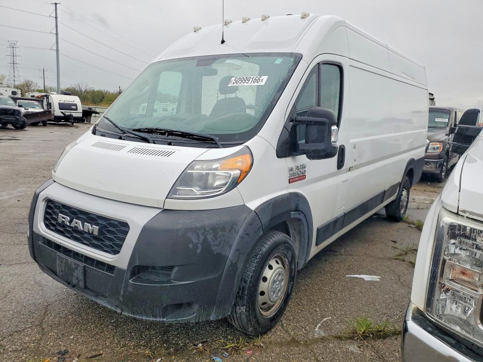 2021 Ram Promaster 3500 მანქანა იყიდება აუქციონზე, vin: 3C6MRVJG4ME577229, აუქციონის ნომერი: 50999166