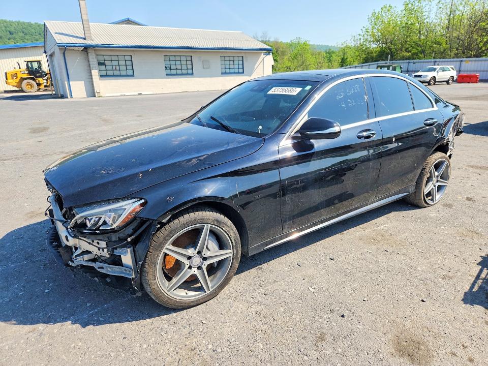 2015 Mercedes-benz C მანქანა იყიდება აუქციონზე, vin: 55SWF4KB8FU006099, აუქციონის ნომერი: 53756686