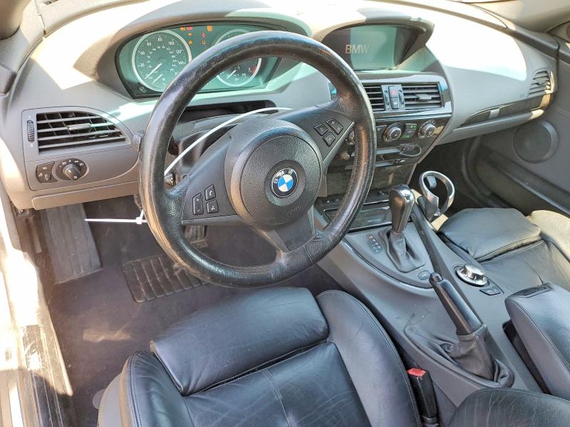 54011946 :رقم المزاد ، WBAEK734X5B326243 vin ، 2005 Bmw 645 مزاد بيع