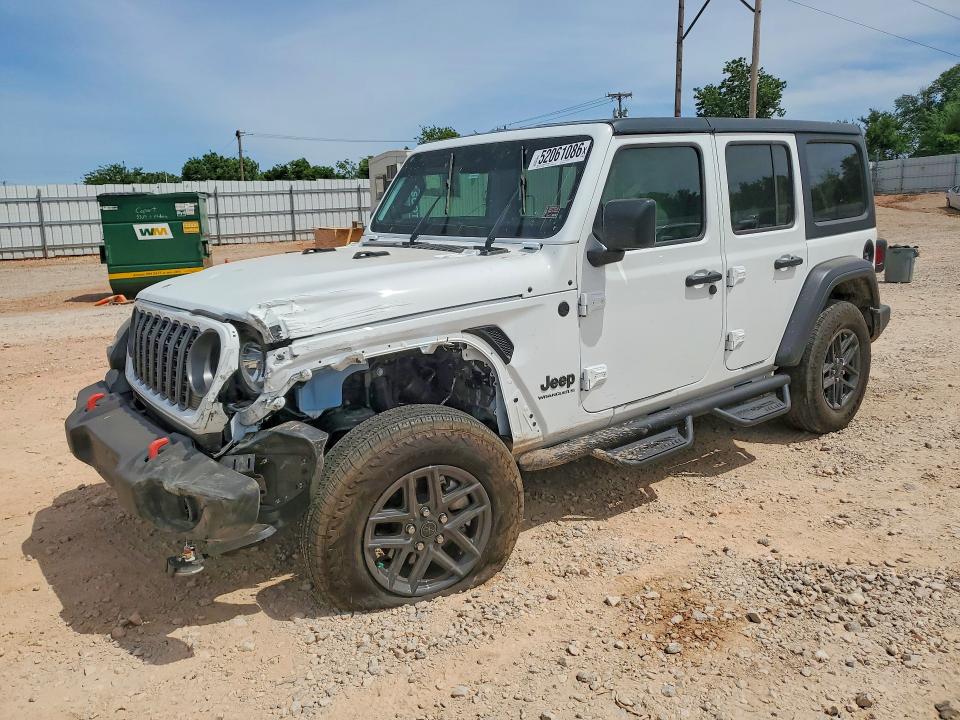 Auction sale of the 2024 Jeep Wrangler, vin: 1C4PJXDG8RW368738, lot number: 52061086