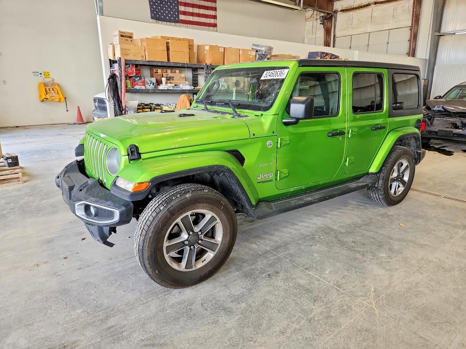 52460636 :رقم المزاد ، 1C4HJXEN7KW509306 vin ، 2019 Jeep Wrangler Unlimited مزاد بيع