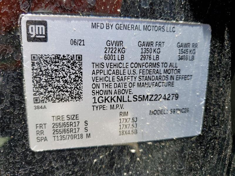 Продажа на аукционе авто 2021 Gmc Acadia, vin: 1GKKNLLS5MZ224279, номер лота: 51039586